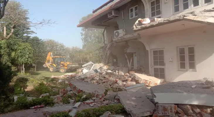 Ex-JK Min's house demolished