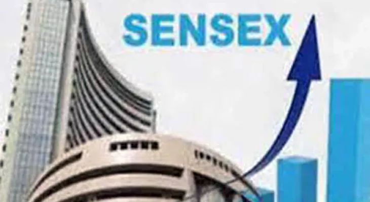Sensex up over 200 pts,