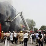 Fire Broke out at South Delhi’s Lajpat Nagar Market