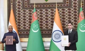 India, Turkmenistan ink four projects during President Kovind's visit