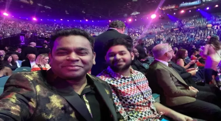 A.R Rahman spotted at Grammys with son Ameen, fans ask for Rahman-BTS collab