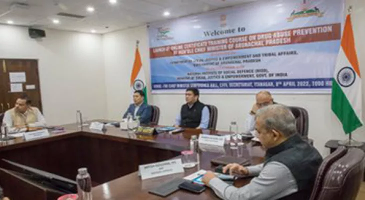 Arunachal CM launches online certificate course on drug abuse prevention for govt staff