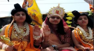 Shoba Yatra taken out by pandits in Srinagar