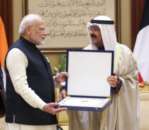 PM conferred with highest national award of Kuwait