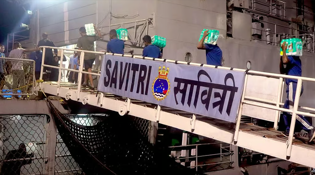 Myanmar Earthquake: Indian Navy mobilises two more warships with relief material