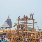 Puri Rath Yatra Preparations Gather Pace: First-Tier Structure Mounted on Four Nahakas, 14 Nahakas to Be Raised Tomorrow
